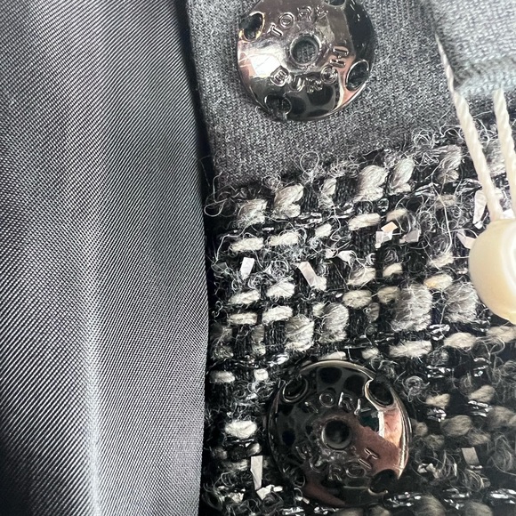 TORY BURCH Bettina Tweed Coat Kate Middleton Size 10 - Picture 8 of 10